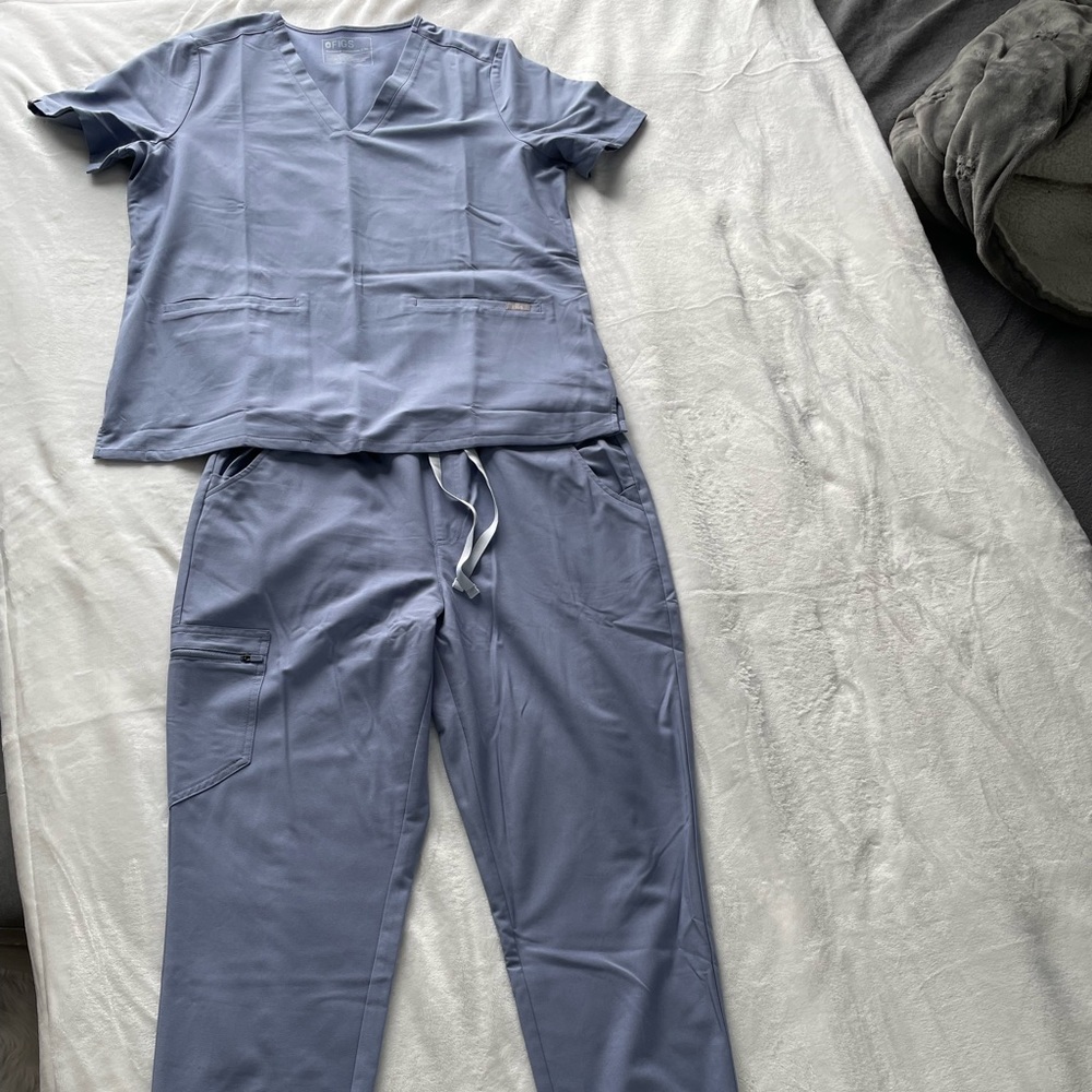 Figs Heather Blue Scrubs